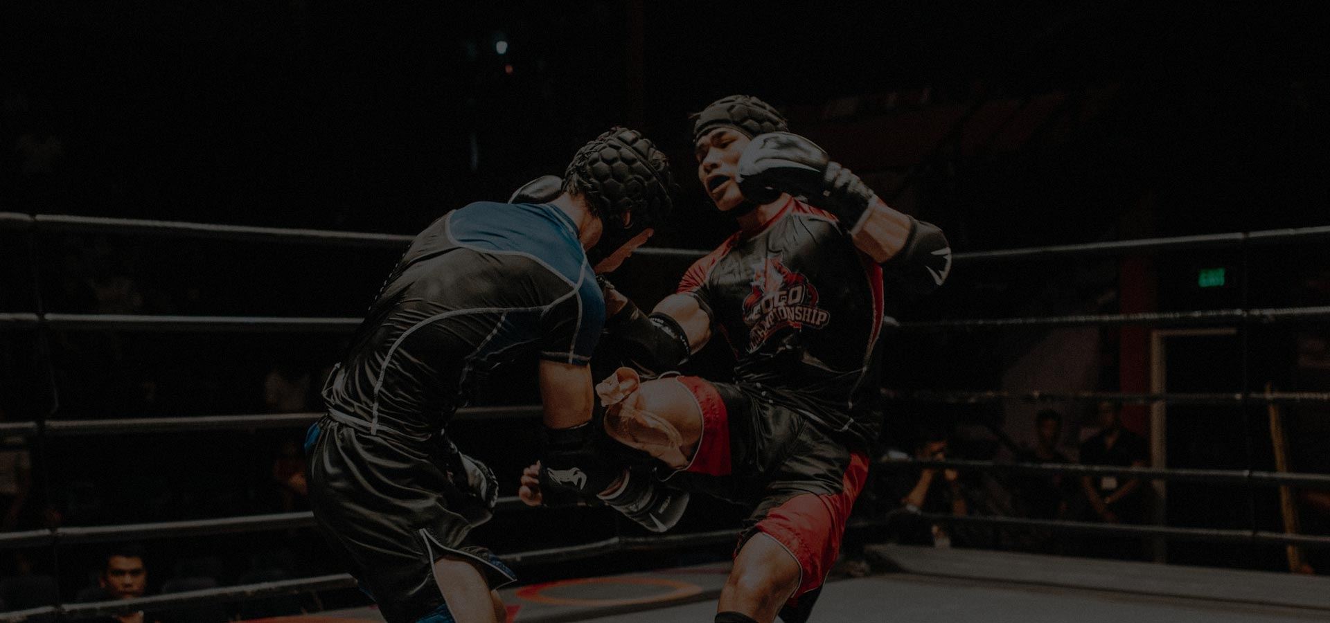Kickboxkampf im Ring bei der Oldenburger Fight Night